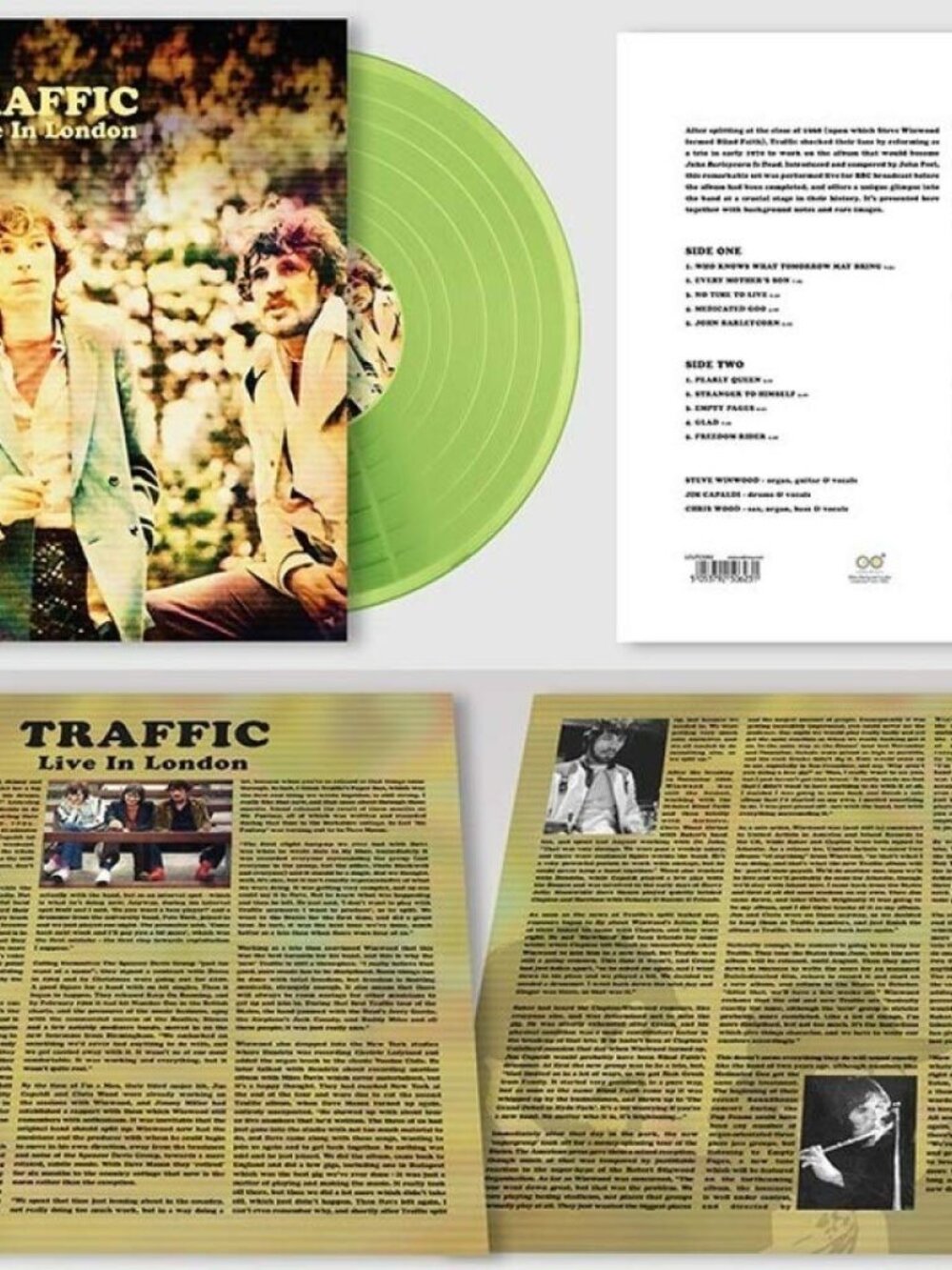 Traffic Live In London LP ~ Numb/Ltd Ed 180g Colored Vinyl ~ New/Sealed!